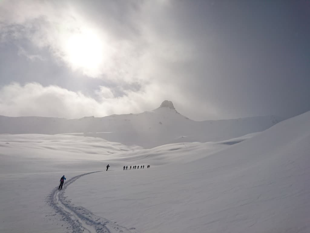 Splitboardtour bei Spitzmeilen.