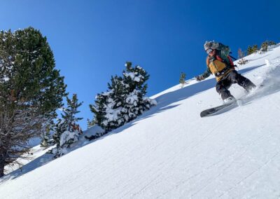 Snowboard Freeride Technik Kurs