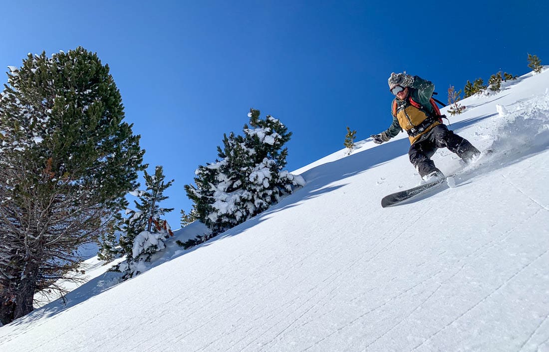 Snowboard Freeride Technik Kurs