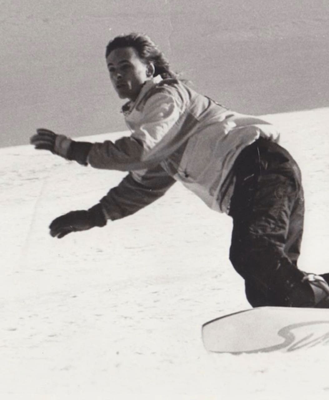 Auf dem Bild sieht man José Fernandes heute. Der Snowboard-Pionier schlechthin.