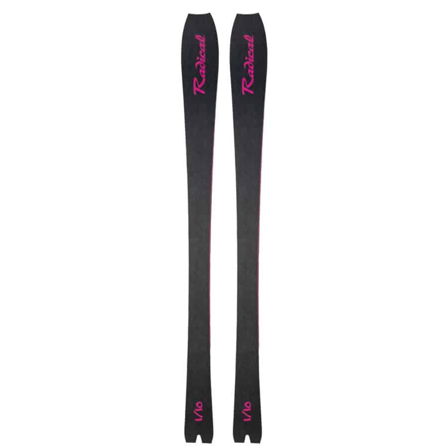 Der One of Ten Ski 2025 mit pinken Elementen auf Carbon. Ein limitiertes Meisterwerk.