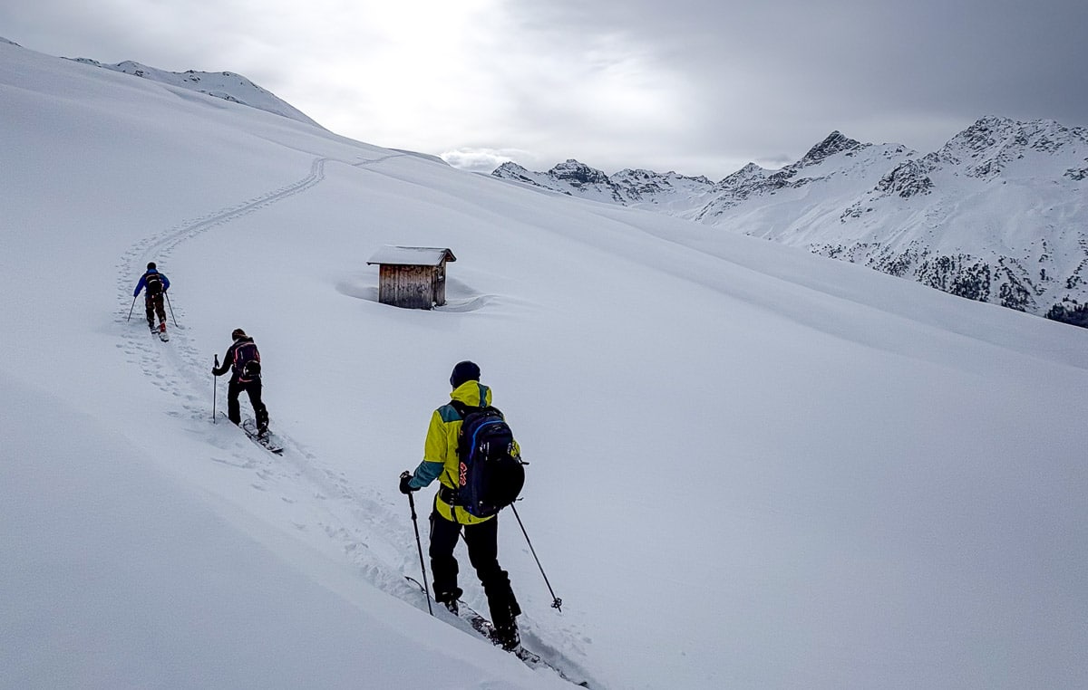 Rüedisch Tälli: Variantenreiche Rundtour beim Jakobshorn